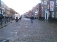 Very few stalls in High Street for Saturday’s Market