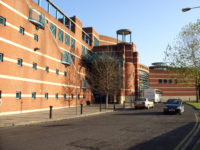 Man injured when a car struck a window at the Wycombe Swan theatre in High Wycombe