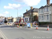 Opinion : Roadworks in Desborough Road : Can you spot the workman?