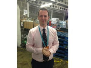 Jason Merrett, the new store manager at Sainsbury's High Wycombe.