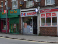 Robbery at newsagents in Desborough Road, High Wycombe