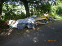 Packaging label leads investigators to fly tip culprit