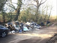 Fly tipping waste carrier pleads guilty to an offence of illegal dumping of waste