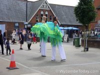 Hundreds of revellers party at the Desborough Carnival in Desborough Road, High Wycombe