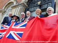 Red Ensign hoisted at Old County Hall, Aylesbury to celebrate National Merchant Navy Day