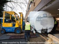 World Class MRI scanner arrives at Wycombe Hospital