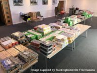 Over 2 tonnes of donations given to local foodbanks by Buckinghamshire Freemasons