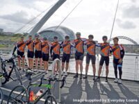 Ten cyclists from a Bourne End based company cycle 400 miles in five days on charity bike ride