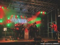 High Wycombe town centre Christmas lights switched on