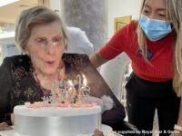 Resident at a veterans’ care home in High Wycombe celebrates their 104th birthday