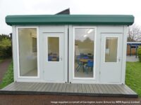 Local school adds unique learning space using modular container units